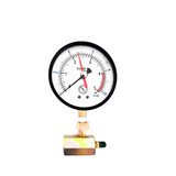 5 lb 4" Face Gas Test Gauge Assembly w/ 3/4" FIP Connection