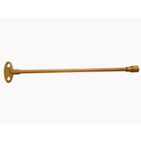 12" Length x 5/16" Log Lighter Key (Cast Brass)