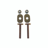 1/4" x 2-1/4" Closet Bolt Set w/ Oval Washers- Paired