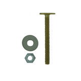 1/4" X 3-1/2" Closet Bolt Set w/ Oval Washers- Bulk - CB13PO