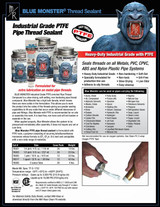Blue Monster Pipe Sealant Literature