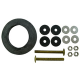 5/16" x 3" Brass Tank to Bowl Bolt Kit w/ Hex Nuts & Gasket for American Standard