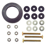 5/16" x 3" 3pc Tank Bolt Kit w/ Hex Nuts and Gasket for American Standard