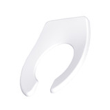 Commercial Baby Bowl Plastic Seats - Self Sustaining Round Open Front - White