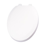 Deluxe Molded Wood Seat - Elongated Front - White
