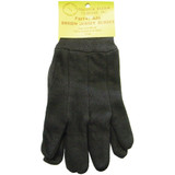 Brown Jersey Gloves (100% Cotton)