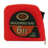 3/4" Wide x 16' Length Orange Measuring Tape
