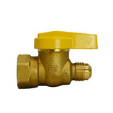 3/8" Flare x 1/2" FPT Heavy Pattern Gas Appliance Ball Valve