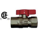 1-1/4" IPS x 1-1/4" IPS Gas Ball Valve- CSA Approved