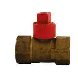 1/2" FPT Square Head Gas Ball Valve (CSA Approved)