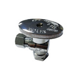 3/8" FIP x 3/8" OD Qtr Turn Angle Stop- Lead Free