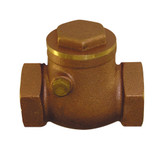 3/4" FPT Brass Swing Check Valve- Threaded- Lead Free