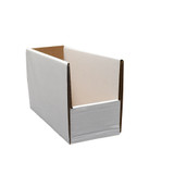 4"W x 12"L x 4-1/4"D White Bin Box- 200 LB. Test #3