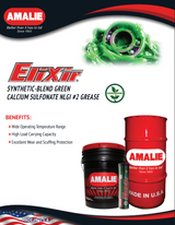 Elixir Synthetic Blend Green Calcium Sulfonate NLGI #2 Grease - Spec Sheet