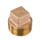 125# Bronze Square Head Cored Plug