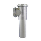 1-1/2" Slip Joint Baffle Tee (20 gauge)- Chrome Plated
