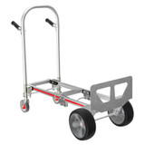 Gemini Jr. Convertible Hand Truck, 10 inch Interlocked Microcellular Foam Wheels - Assembled