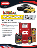 Amalie Imperial Turbo 5W-20 - 55 Gallon Drum Spec Sheet