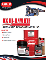 Amalie DX III-H/M Automatic Transmission Fluid - 55 Gallon Drum Spec Sheet
