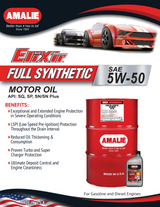 Amalie Elixir Full Synthetic 5W-50 - 55 Gallon Drum Spec Sheet