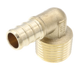 No Lead Brass PEX 90 Elbow (PEX x MIP)