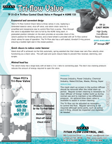 Titan Tri-Flow Valve TF21-CI Cut Sheet