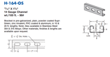 13/16 Slotted Strut Data Sheet