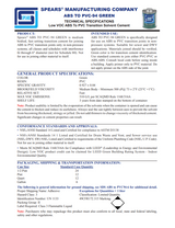 ABS to PVC-94 Green Solvent Cement Spec Sheet