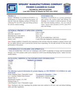 Primer Cleaner-64 Purple Spec Sheet