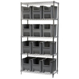 STAK-N-STORE WIRE SYSTEMS - HAWS183613014-GRY