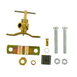 1/4" Brass Saddle Clamp w/ Valve