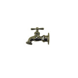 1/2" Sink Bibb w/ Flange- Chrome Plated