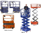DRIVABLE AND PUSH-ABLE SCISSOR LIFTS - HMSL-10