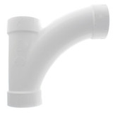 PVC DWV Combination Wye 1/8 Bend 45 (One Piece) (HUB x HUB x HUB)