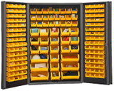 HEAVY DUTY ALL-WELDED BIN & SHELF 14 GA. STEEL STORAGE CABINETS - HDC48-176