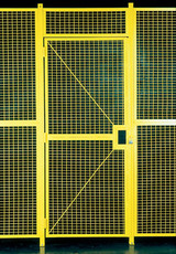 HIGH SECURITY WIRE PARTITION SYSTEM: HINGE DOORS - H391631
