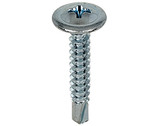 Screw #8x1 Zinc Pltd Sdr