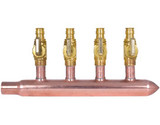 Mnfld 1l X 3/4" Ms X Clsd W/4" 1/2" Vlv F1960