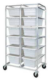 MOBILE TUB RACKS - HTR12-2516-8-W
