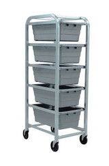 MOBILE TUB RACKS - HTR5-2516-8-GY