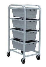 MOBILE TUB RACKS - HTR4-2516-8-GY
