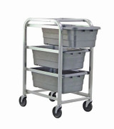 MOBILE TUB RACKS - HTR3-2516-8-GY