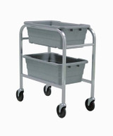 MOBILE TUB RACKS - HTR2-2516-8-GY