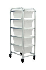 MOBILE TUB RACKS - HTR5-2516-8-W