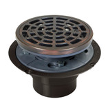 Drain Shwr Pan Abs Ss R&s Sq