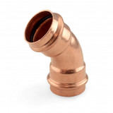 Copper Press 45 Elbow