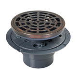 Drain Shwr Pan Pvc Ss R&s Sq