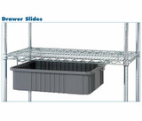 CHROME WIRE SHELVING UNIT ACCESSORIES - HDS18-24