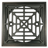 Strainer & Ring Cast Bronze Finish 4.5 Sqr