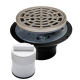 Drain & Plug Shwr Pan Abs Nb R&s Sq